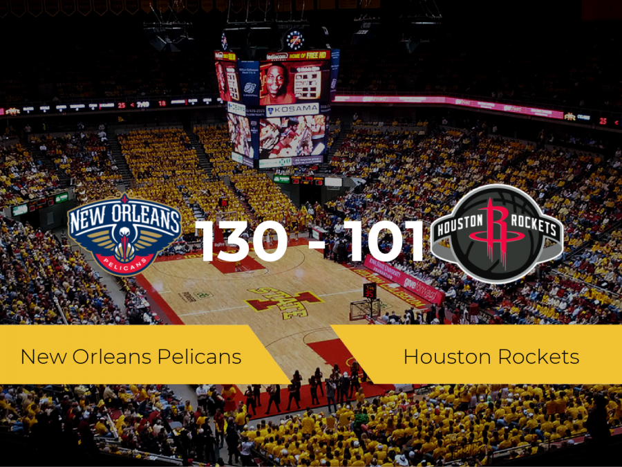 New Orleans Pelicans vence a Houston Rockets (130-101)
