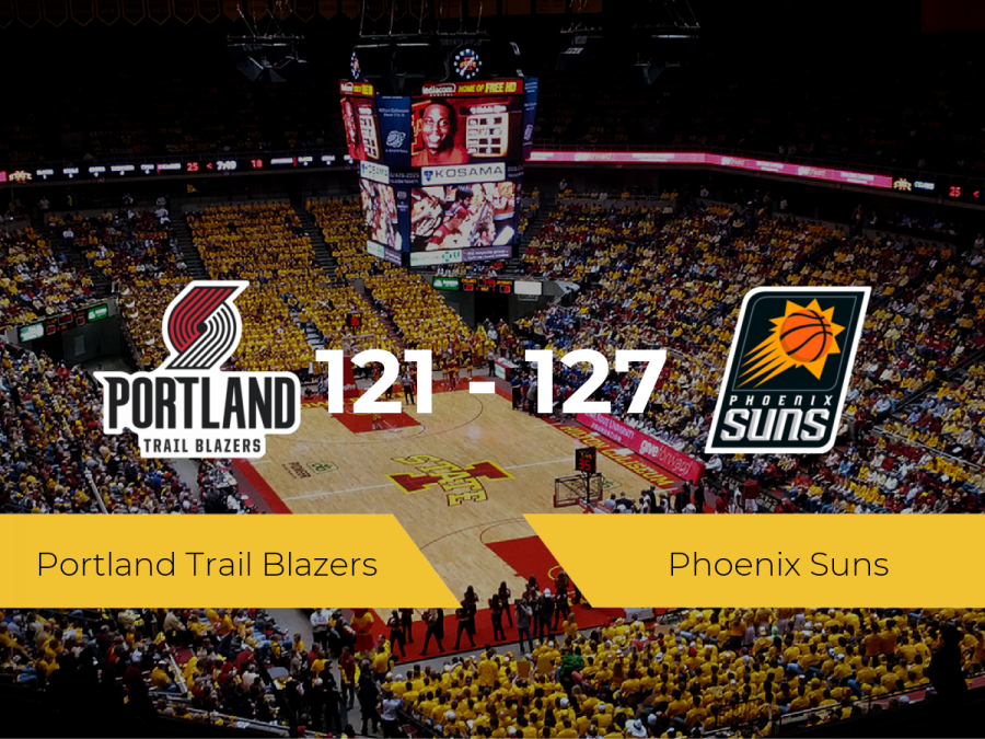 Phoenix Suns logra la victoria frente a Portland Trail Blazers por 121-127