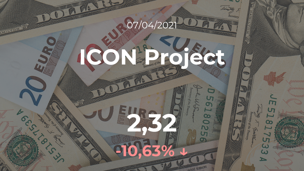 Cotización del ICON Project del 7 de abril Cotización del ICON Project del 7 de abril