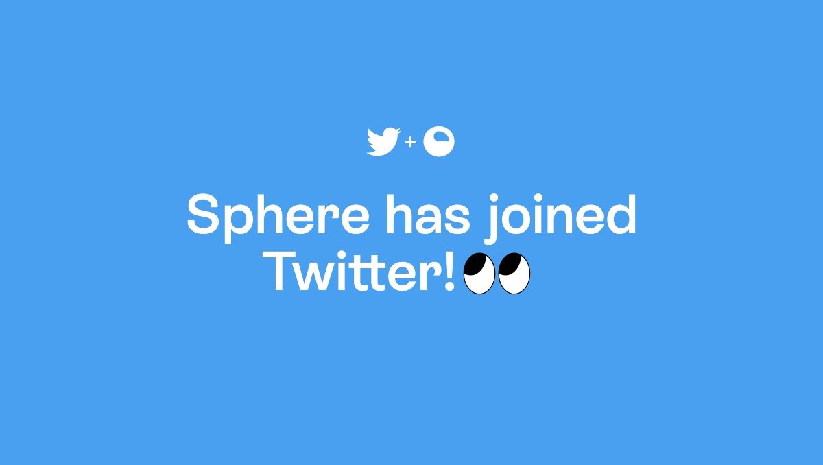 Twitter compró Sphere esperando crear grandes innovaciones en el módulo de mensajería.