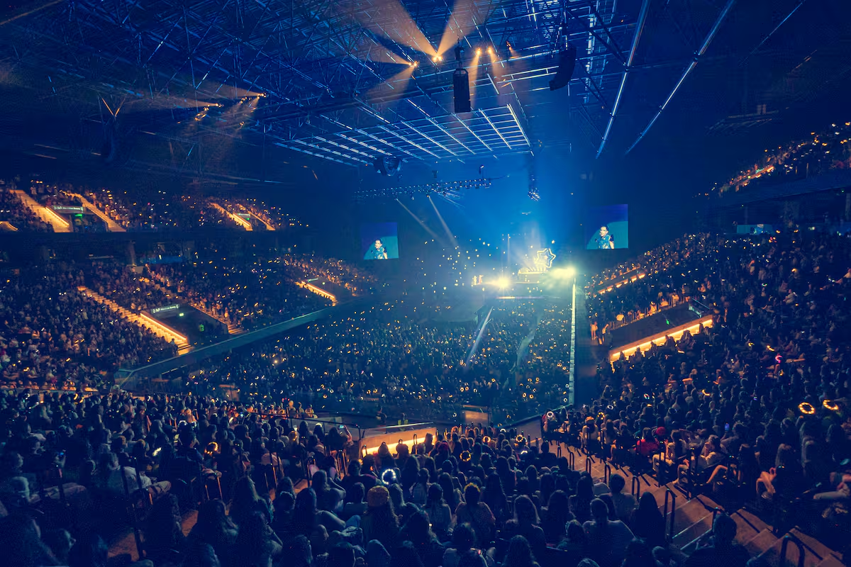 El Movistar Arena se prepara para una semana de grandes shows musicales.