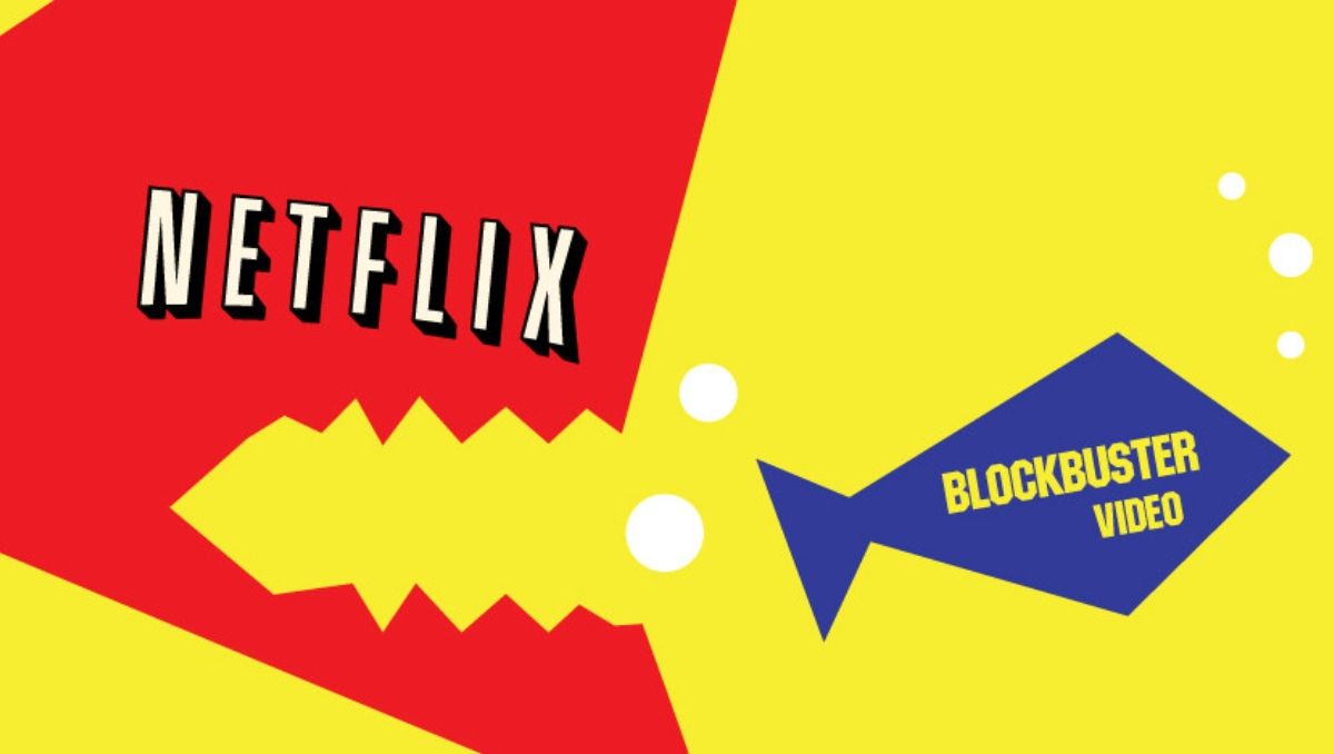 Netflix no olvida su rivalidad con Blockbuster.
