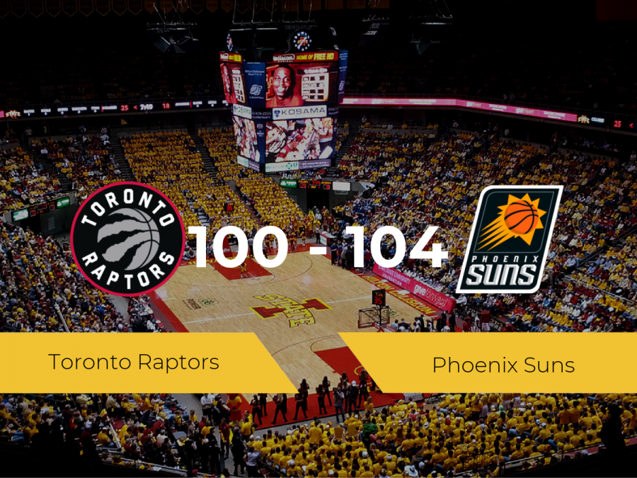 Phoenix Suns se queda con la victoria frente a Toronto Raptors por 100-104