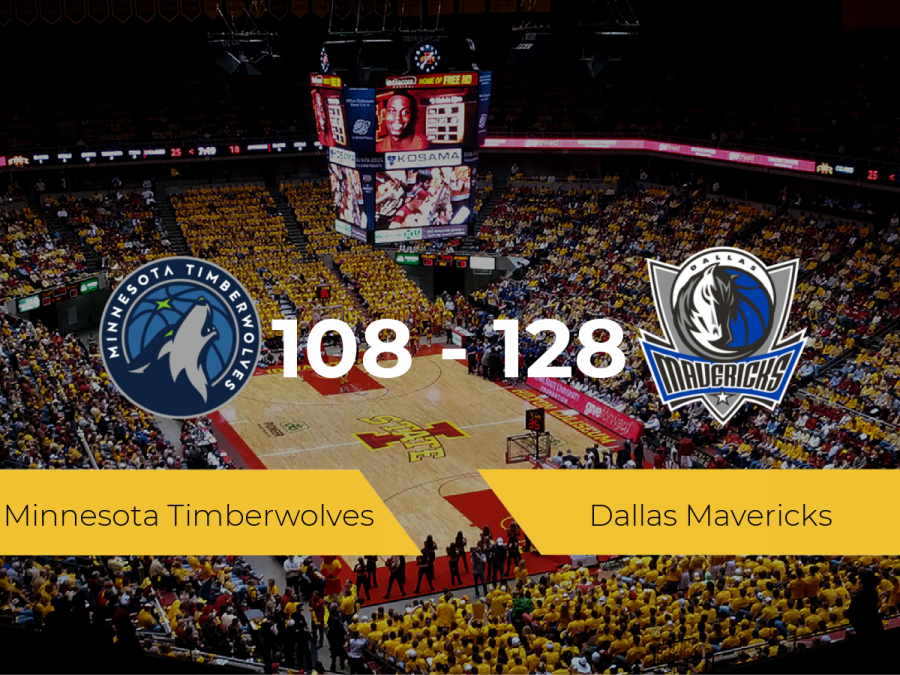 Dallas Mavericks logra derrotar a Minnesota Timberwolves (108-128)