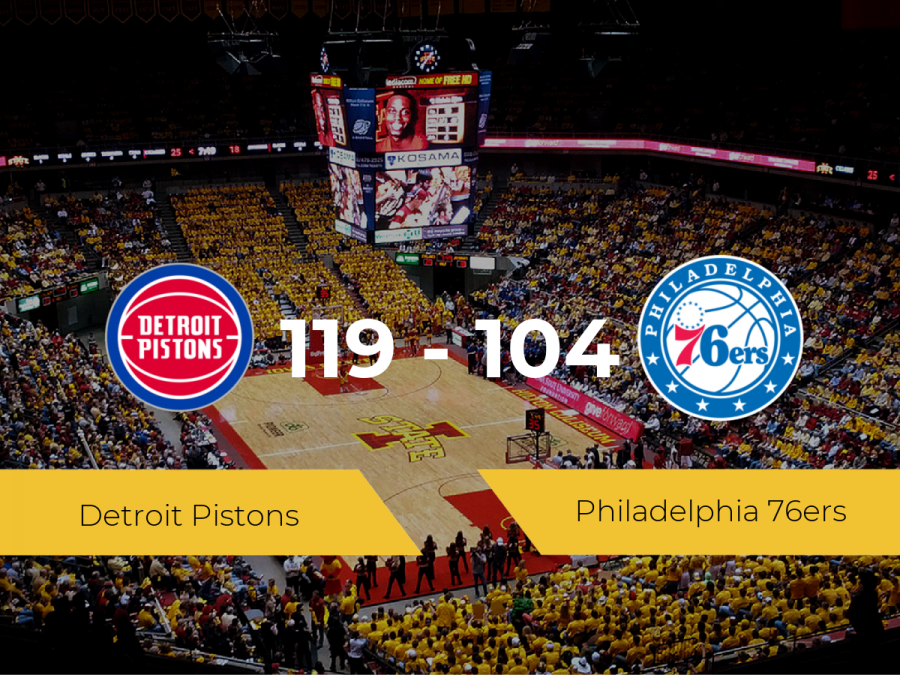 Detroit Pistons consigue la victoria frente a Philadelphia 76ers por 119-104