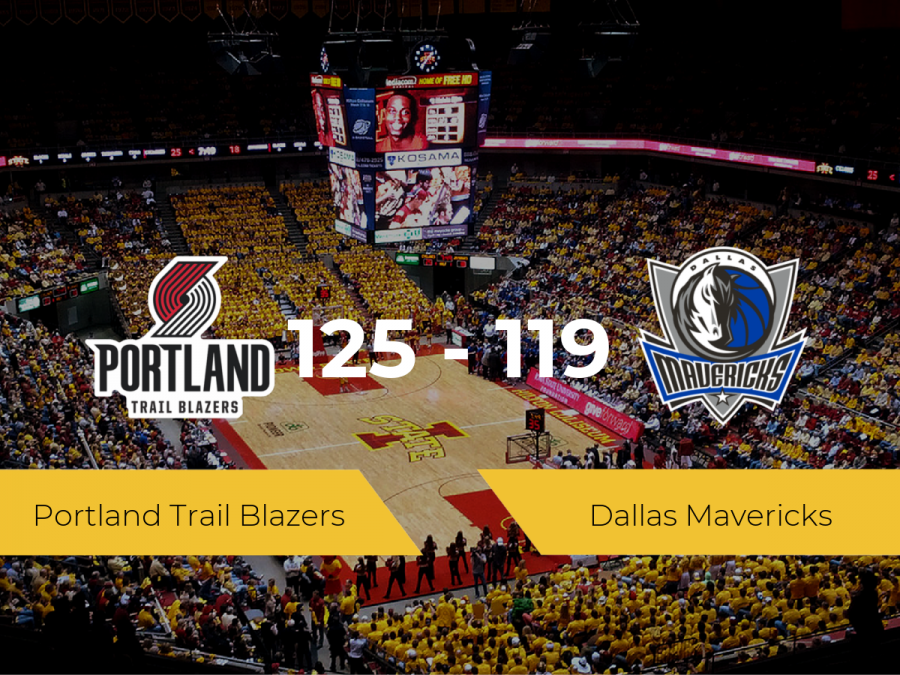 Portland Trail Blazers se lleva la victoria frente a Dallas Mavericks por 125-119