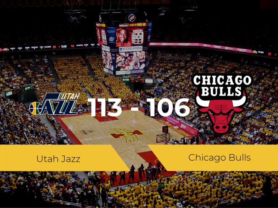 Utah Jazz se queda con la victoria frente a Chicago Bulls por 113-106