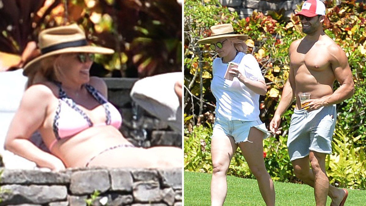 Britney Spears se dejó ver disfrutando del sol y las playas de Hawái.