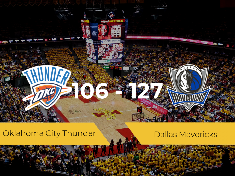 Dallas Mavericks logra derrotar a Oklahoma City Thunder (106-127)