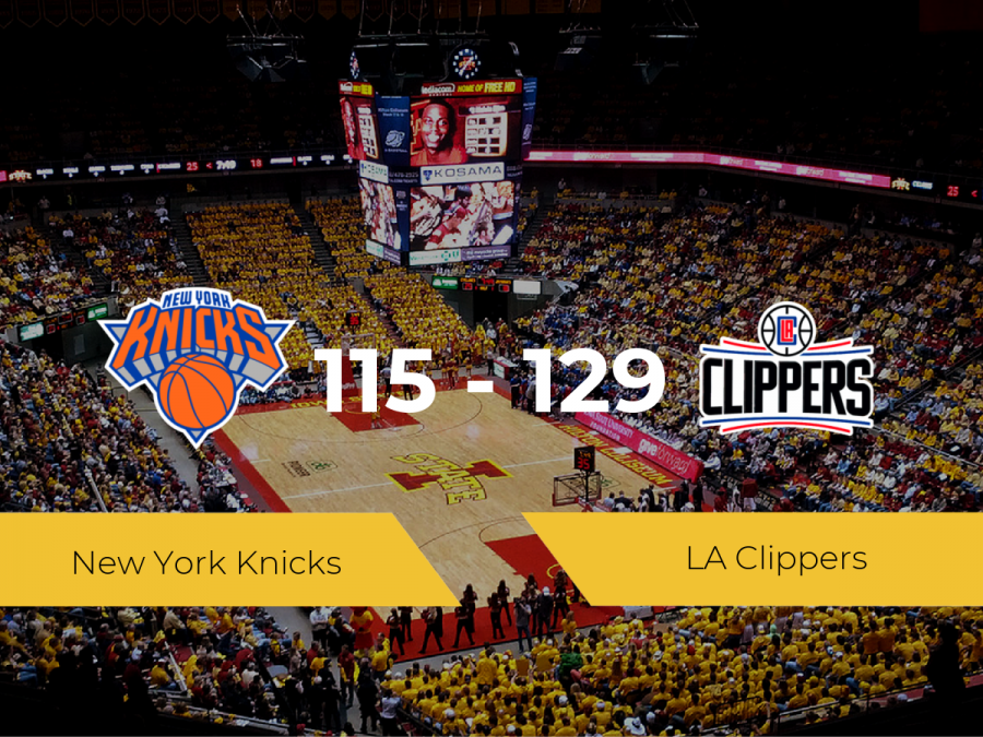 LA Clippers logra derrotar a New York Knicks (115-129)