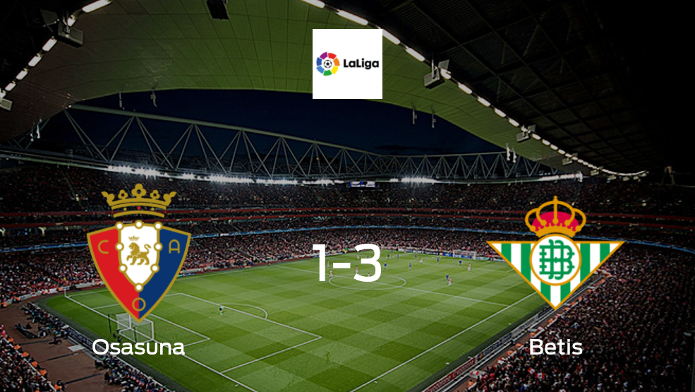 Conoce cómo fue el partido de Osasuna con Real Betis (3-1)