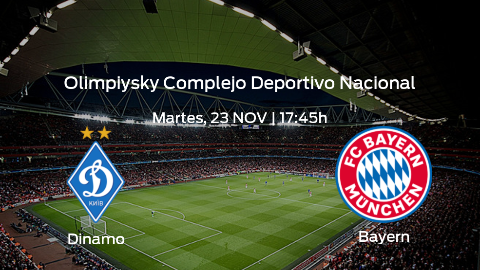 Previa del partido: el Dinamo de Kiev recibe al Bayern de Múnich