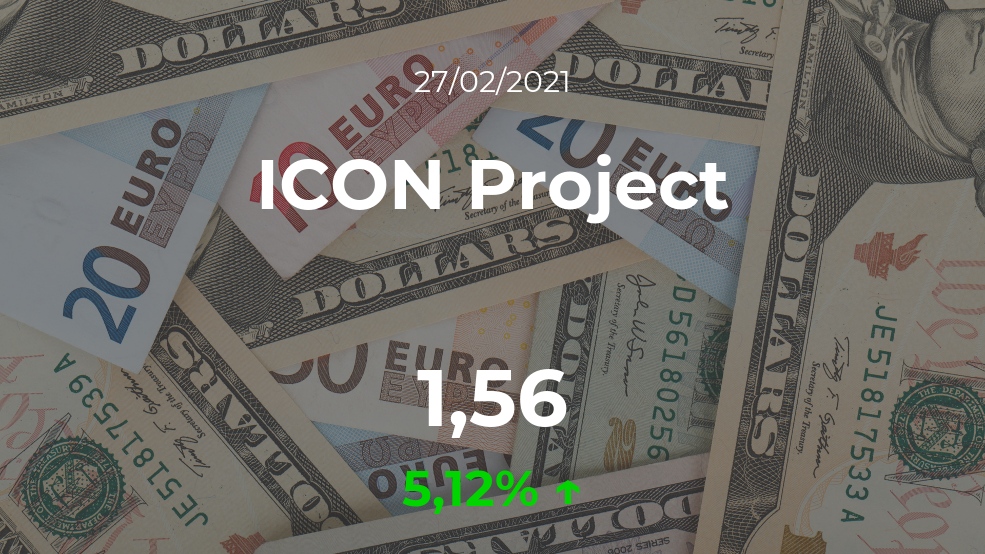 Cotización del ICON Project del 27 de febrero