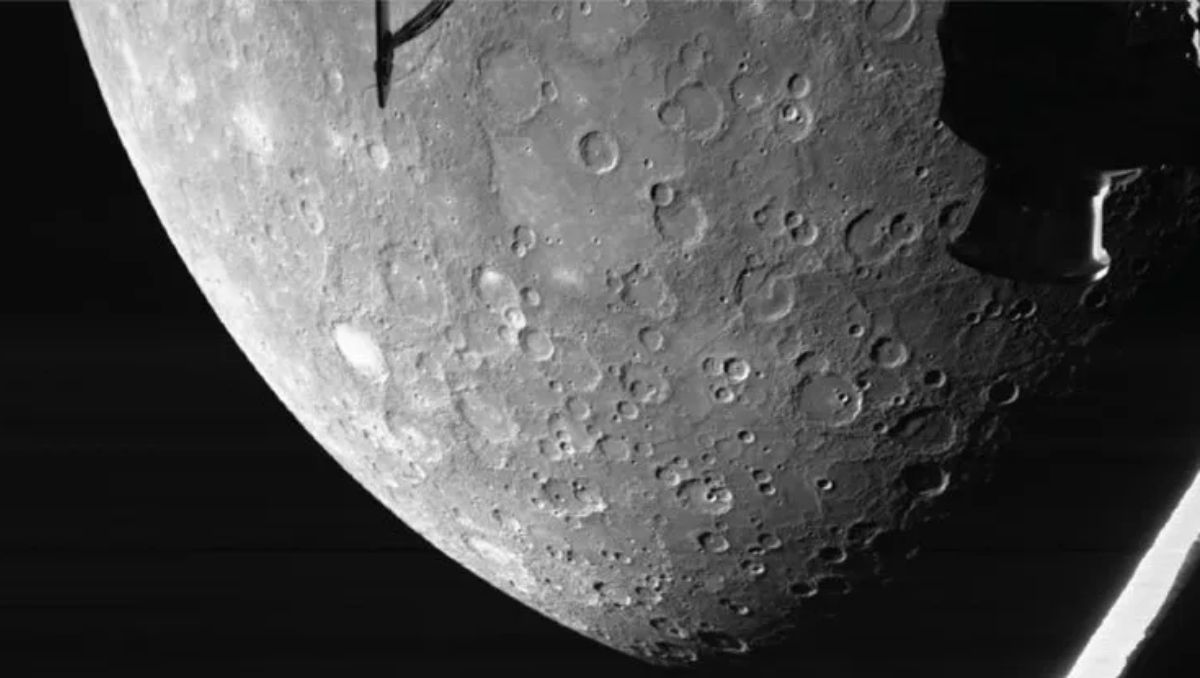 Esta fue la fotografía de Mercurio tomada por la sonda de BepiColombo