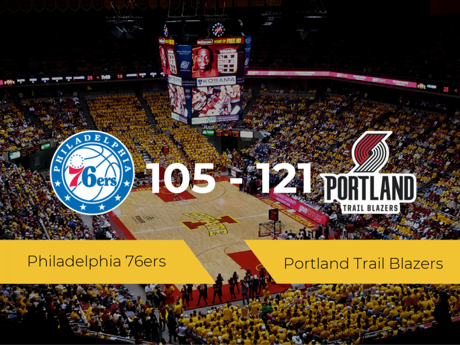 Portland Trail Blazers se hace con la victoria contra Philadelphia 76ers por 105-121