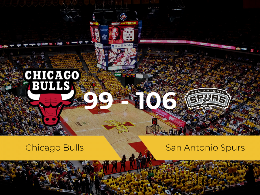 San Antonio Spurs se impone por 99-106 frente a Chicago Bulls