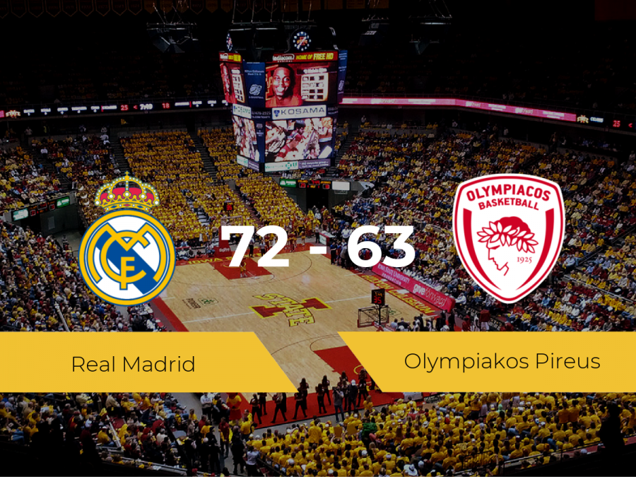 El Real Madrid logra la victoria frente al Olympiakos Pireus por 72-63