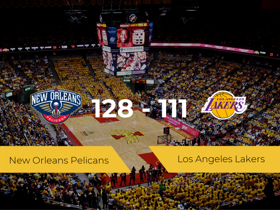 New Orleans Pelicans se hace con la victoria contra Los Angeles Lakers por 128-111