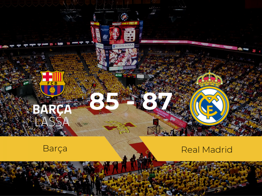 El Real Madrid se hace con la victoria contra el Barça por 85-87