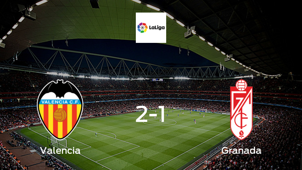 Todos los detalles del partido de Valencia con Granada de la jornada 28 (2-1)