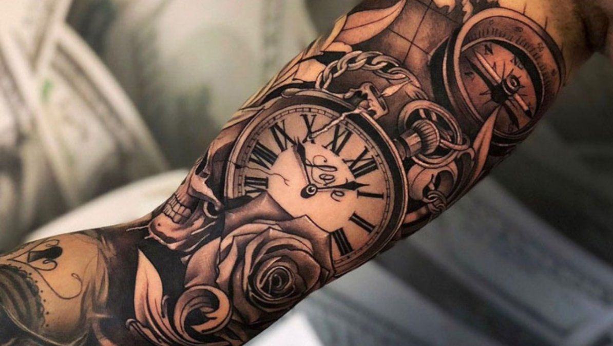 Los tatuajes son tendencia en los brazos. | Foto: menshairstylesnow.com Los tatuajes son tendencia en los brazos. | Foto: menshairstylesnow.com