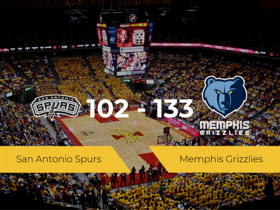 Memphis Grizzlies derrota a San Antonio Spurs (102-133)