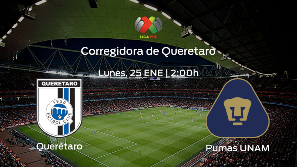 Previa del partido el Querétaro recibe al Pumas UNAM