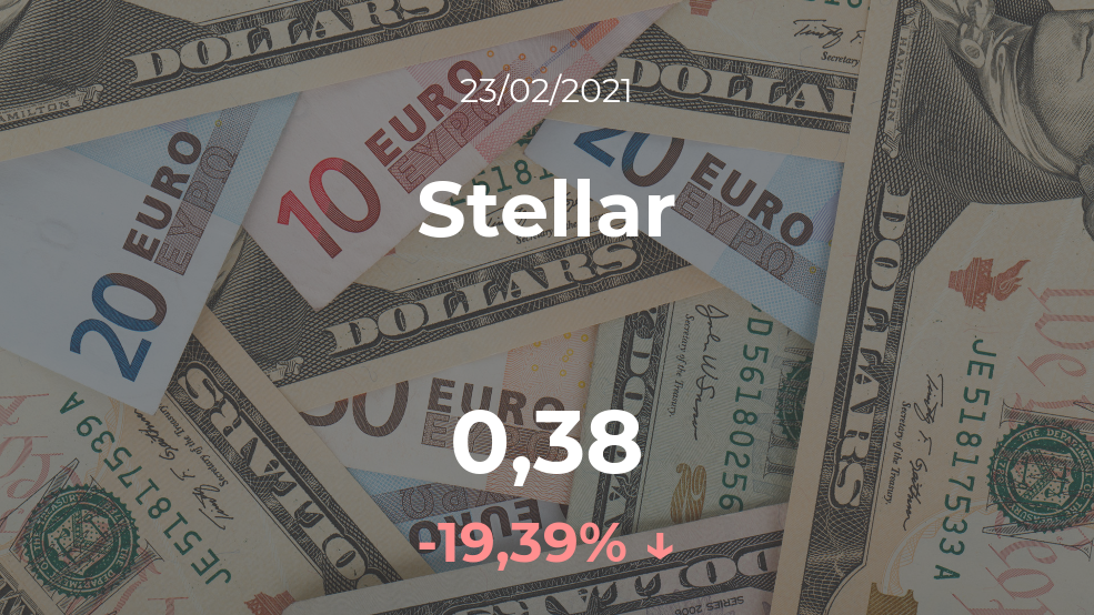 Cotización del Stellar del 23 de febrero Cotización del Stellar del 23 de febrero