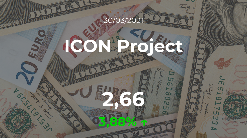 Cotización del ICON Project del 30 de marzo