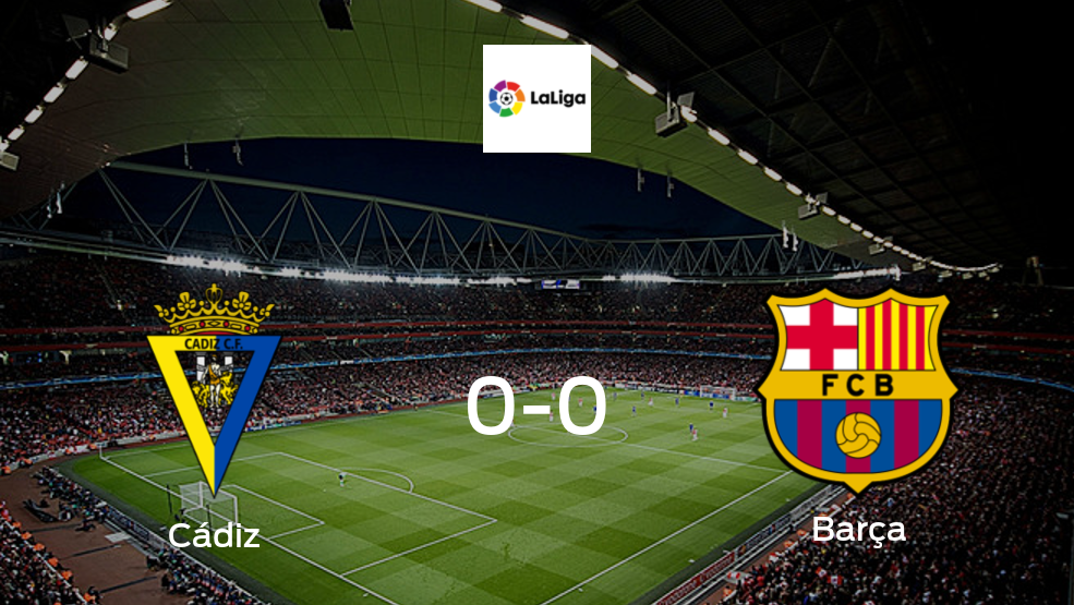 Descubre cómo fue el partido de Cádiz con Barcelona (0-0)