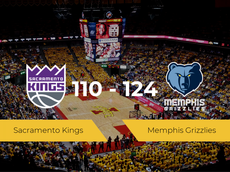 Memphis Grizzlies se impone por 110-124 frente a Sacramento Kings