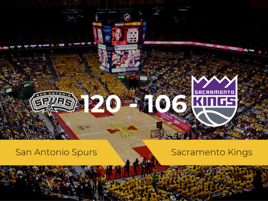 San Antonio Spurs consigue la victoria frente a Sacramento Kings por 120-106