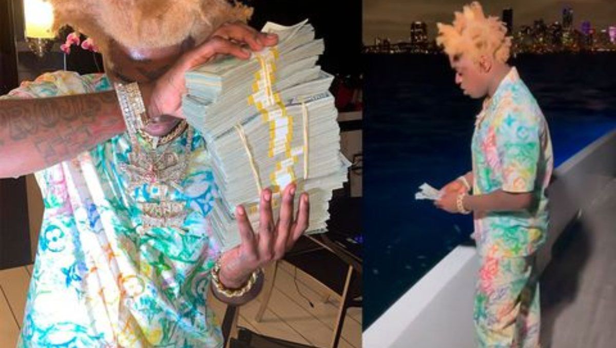 Fuentes extraoficiales afirman que Kodak Black habría despilfarrado alrededor de 100.000 dólares.