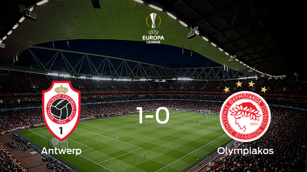 El Royal Antwerp gana 1-0 al Olympiakos Piraeus y se lleva los tres puntos