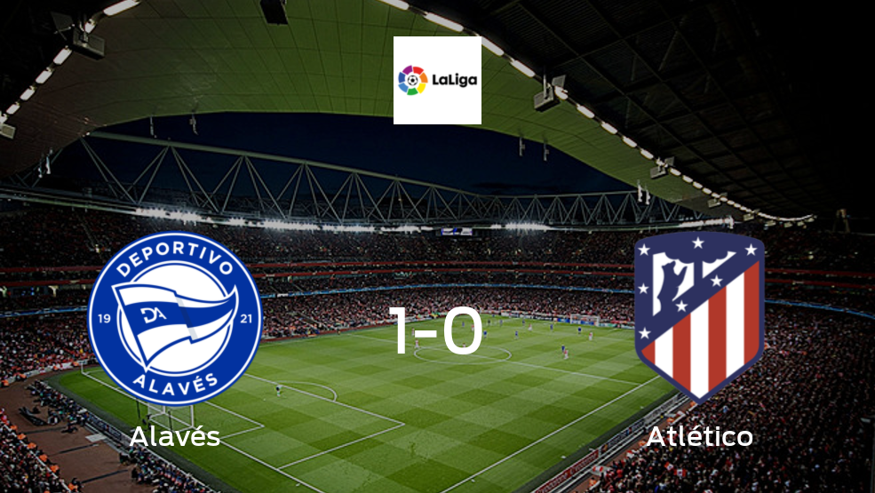 Todos los detalles del partido de Alavés con Atlético de Madrid de la jornada 7 (1-0)