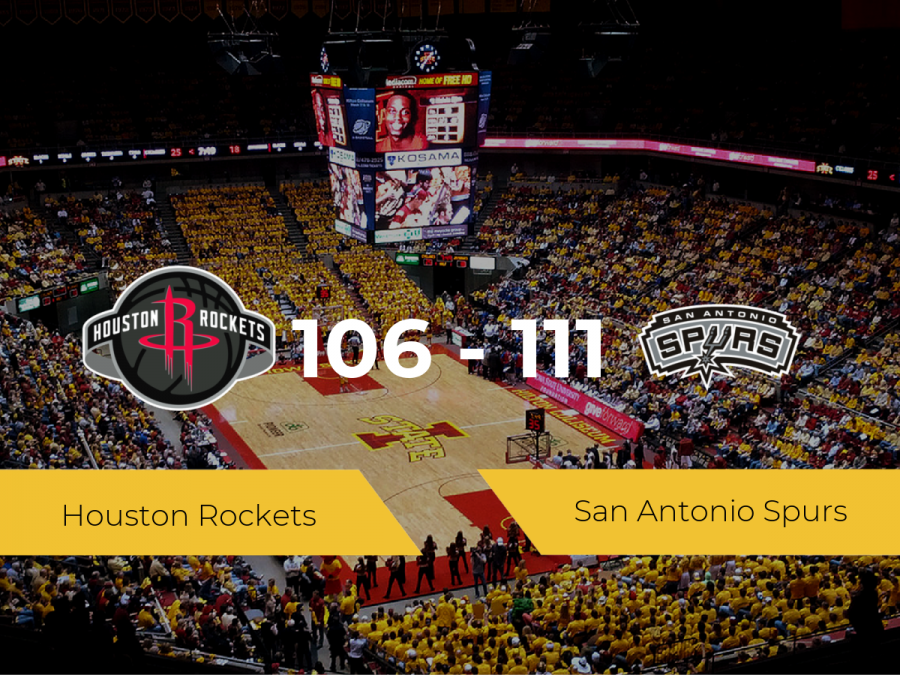 San Antonio Spurs logra la victoria frente a Houston Rockets por 106-111