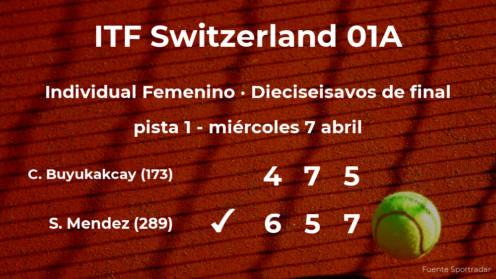 La tenista Seone Mendez, clasificada para los octavos de final del torneo de Bellinzona La tenista Seone Mendez, clasificada para los octavos de final del torneo de Bellinzona