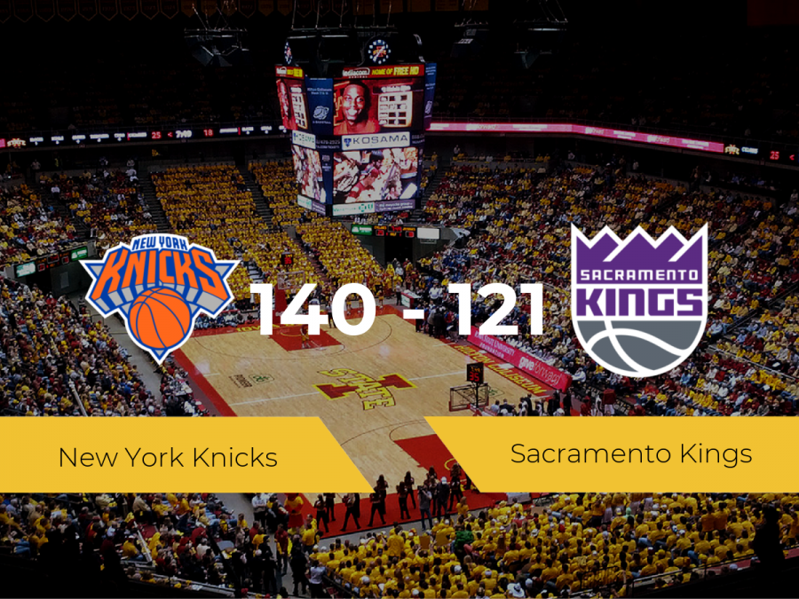New York Knicks se queda con la victoria frente a Sacramento Kings por 140-121