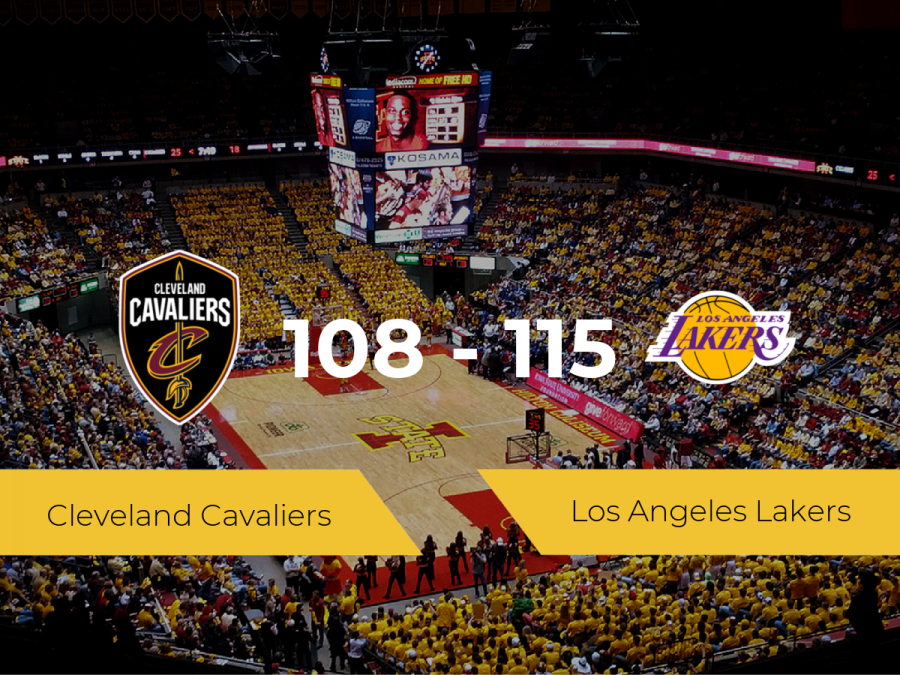 Triunfo de Los Angeles Lakers ante Cleveland Cavaliers por 108-115
