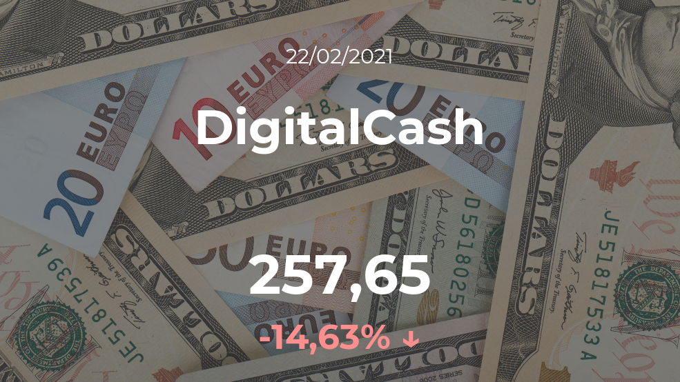 Cotización del DigitalCash del 22 de febrero Cotización del DigitalCash del 22 de febrero