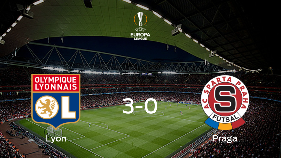 El Olympique Lyon suma tres puntos tras pasar por encima del Sparta Praga (3-0)