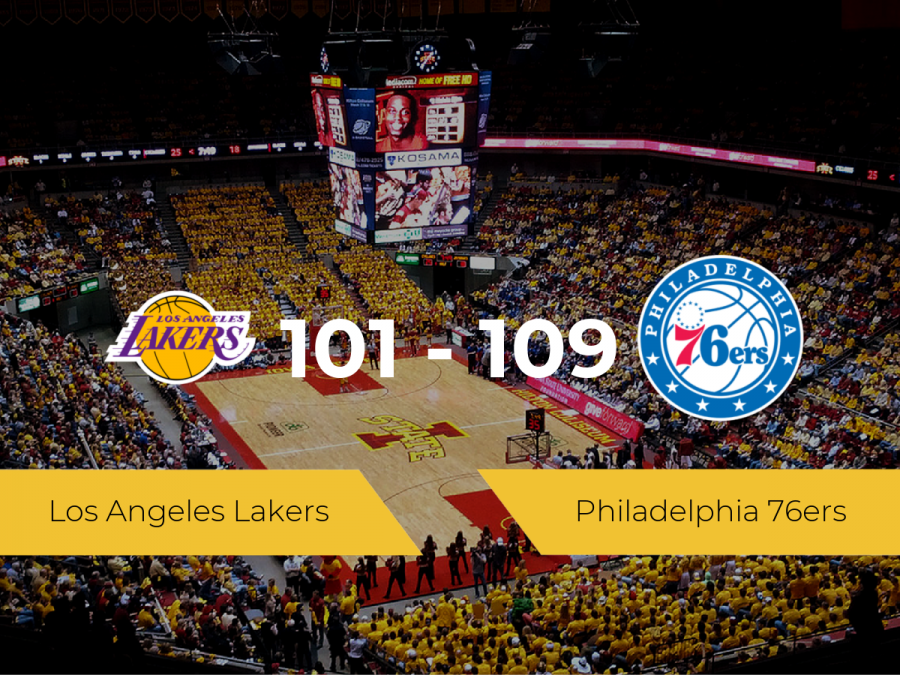 Philadelphia 76ers se impone por 101-109 frente a Los Angeles Lakers