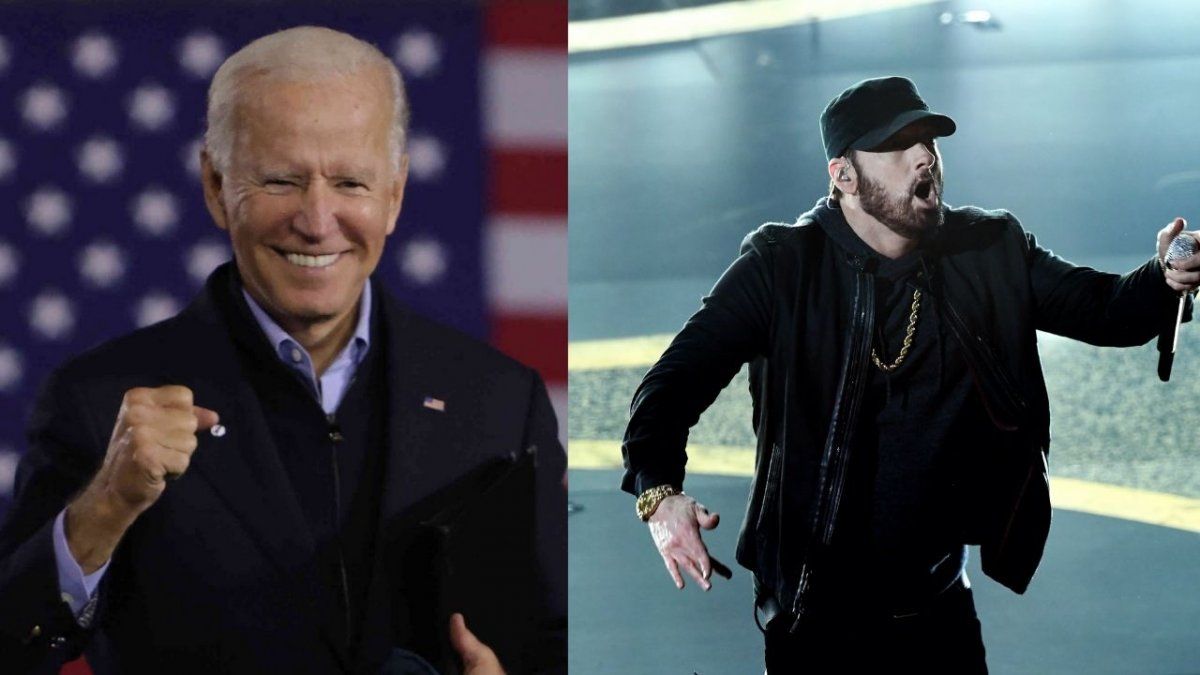 Eminem apoya la campaña de Biden a pocos días de cerrar campaña