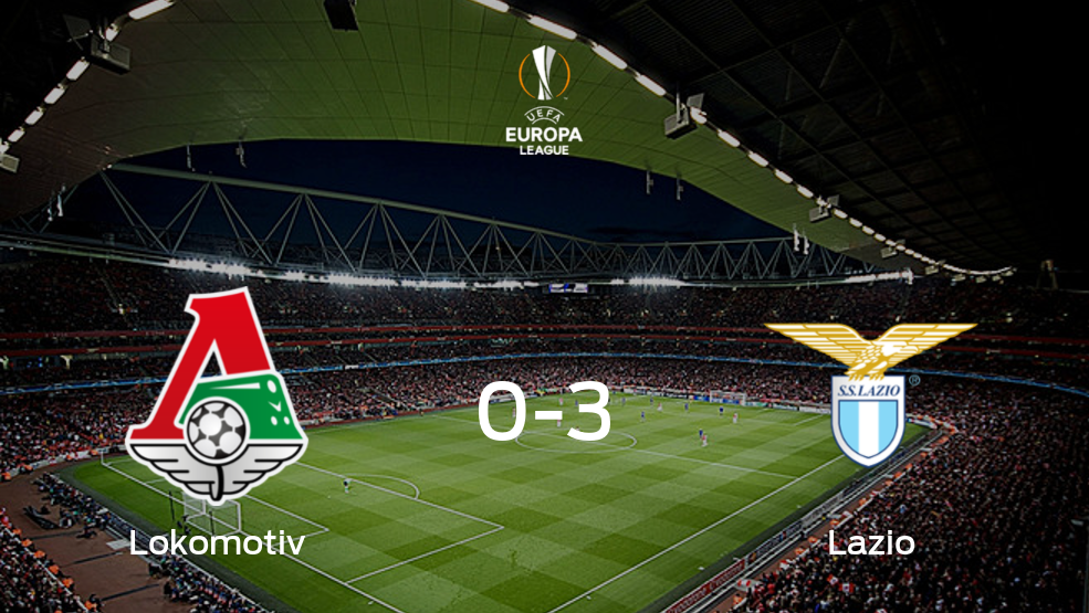 Goleada de la Lazio frente al Lokomotiv Moscú (0-3)