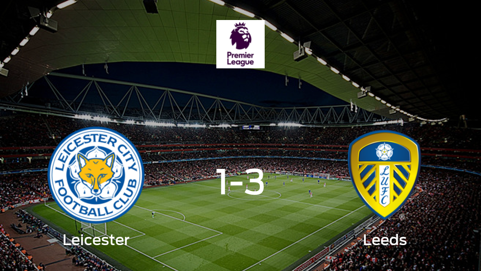 Leeds United vence 3-1 en casa de Leicester City
