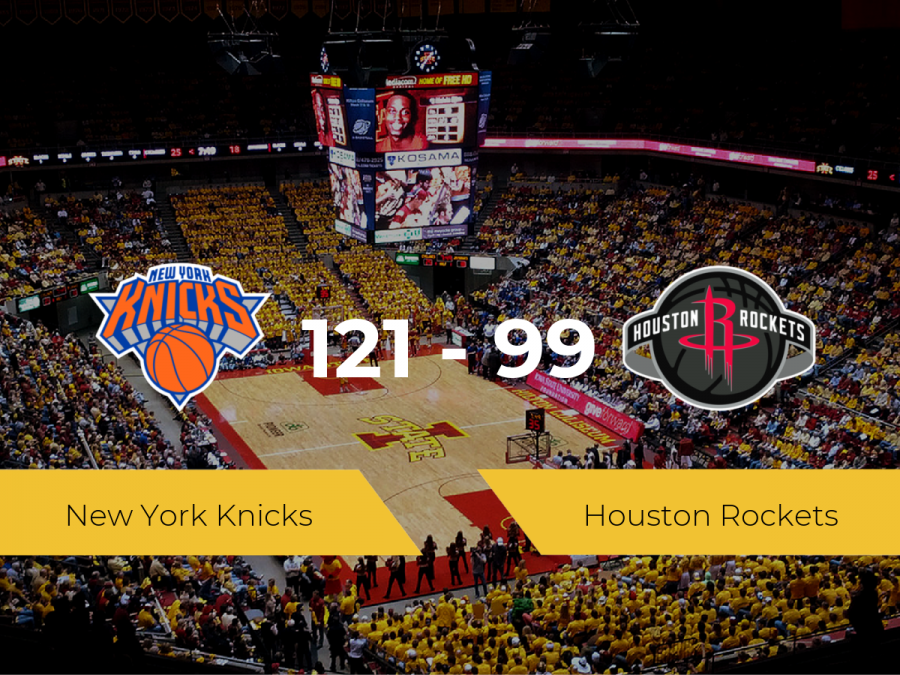 New York Knicks gana a Houston Rockets por 121-99