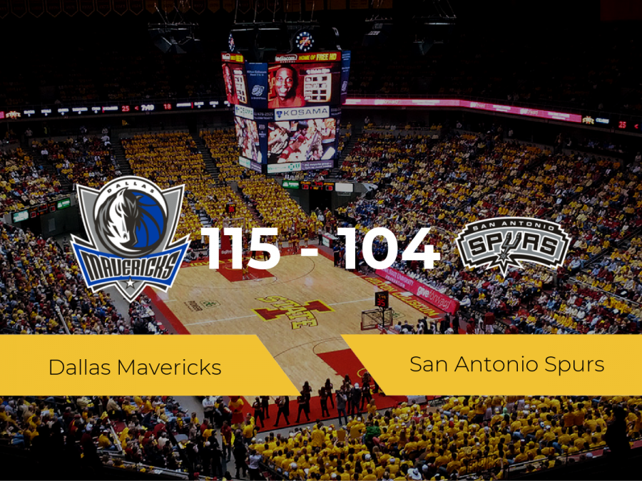 Dallas Mavericks logra vencer a San Antonio Spurs (115-104)