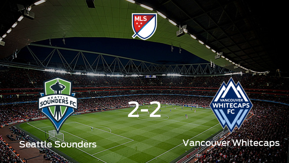 Resumen, Resultados, Goles y Tarjetas de Seattle Sounders 2-2 Vancouver Whitecaps en la Major League Soccer