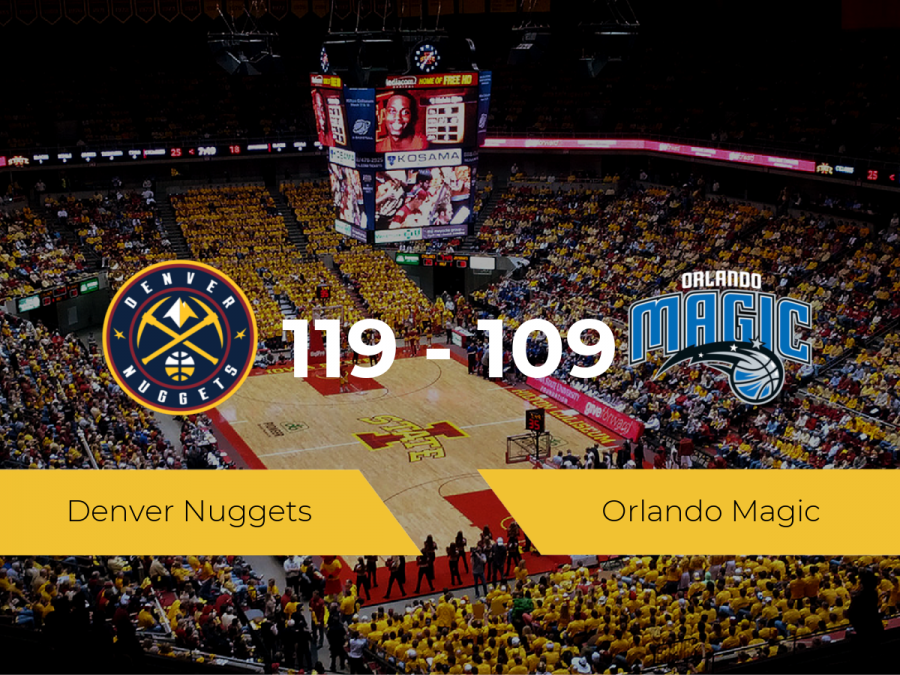 Denver Nuggets se impone por 119-109 frente a Orlando Magic