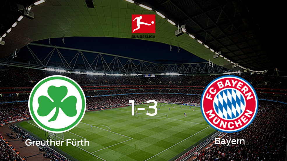 Todos los detalles del encuentro de Greuther Fürth con Bayern de Múnich de la jornada 6 (3-1)